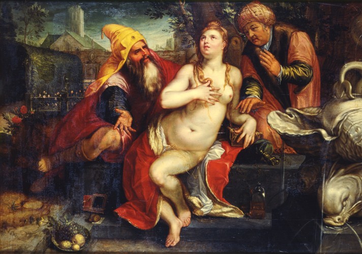 Susannah and the Elders from Hendrick Goltzius