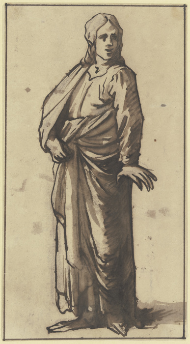 Male garbed figure from Hendrik Goudt