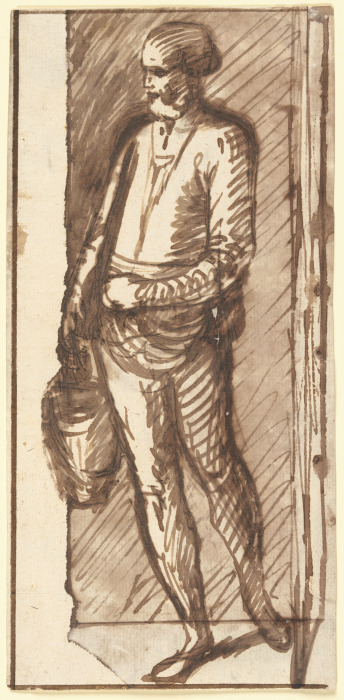 Man with a bucket from Hendrik Goudt