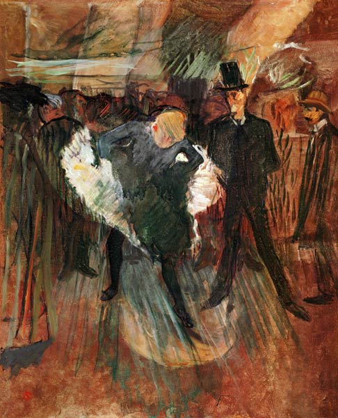 La Goulue and Valentin le Desosse from Henri de Toulouse-Lautrec