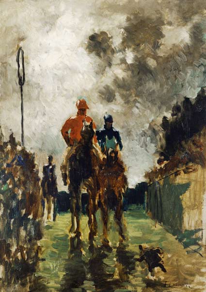 The Jockeys from Henri de Toulouse-Lautrec