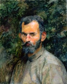 Portrait of a bearded man. from Henri de Toulouse-Lautrec