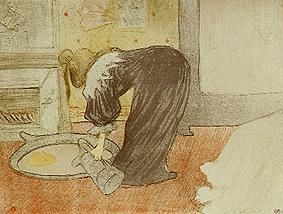 Woman at the wash bowl from Henri de Toulouse-Lautrec