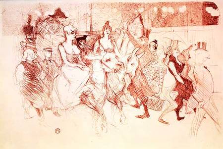A Gala at the Moulin Rouge from Henri de Toulouse-Lautrec