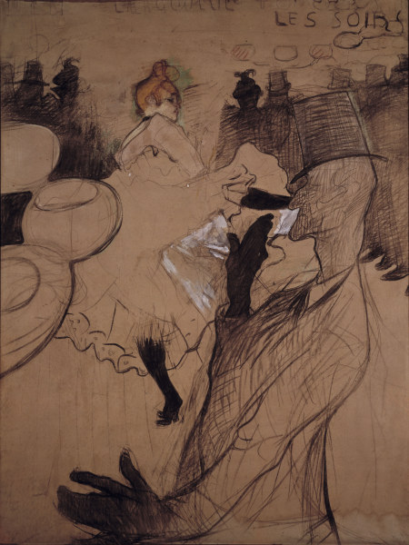 Goulue and Valentin from Henri de Toulouse-Lautrec