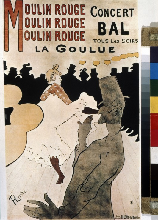 La Goulue au Moulin Rouge (Poster) from Henri de Toulouse-Lautrec