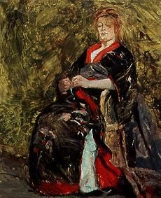 Lily Grenier in the kimono. from Henri de Toulouse-Lautrec