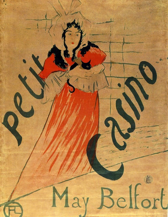 May Belfort, Petit Casino (Poster) from Henri de Toulouse-Lautrec
