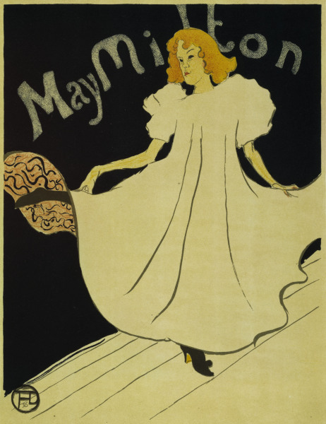 May Milton from Henri de Toulouse-Lautrec