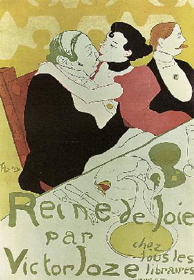 Poster to the Book "Reine de Joie" by Victor Joze
