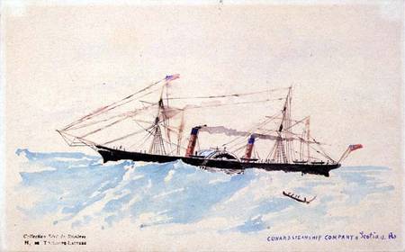 'Scotia', a Cunard steamship from Henri de Toulouse-Lautrec