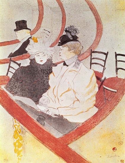 The Grande Loge, 1897 (see also 15811) from Henri de Toulouse-Lautrec