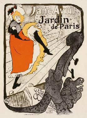 Jane Avril at the Jardin de Paris (Poster)