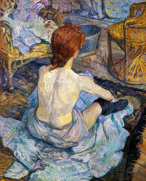 Woman at her toilet from Henri de Toulouse-Lautrec