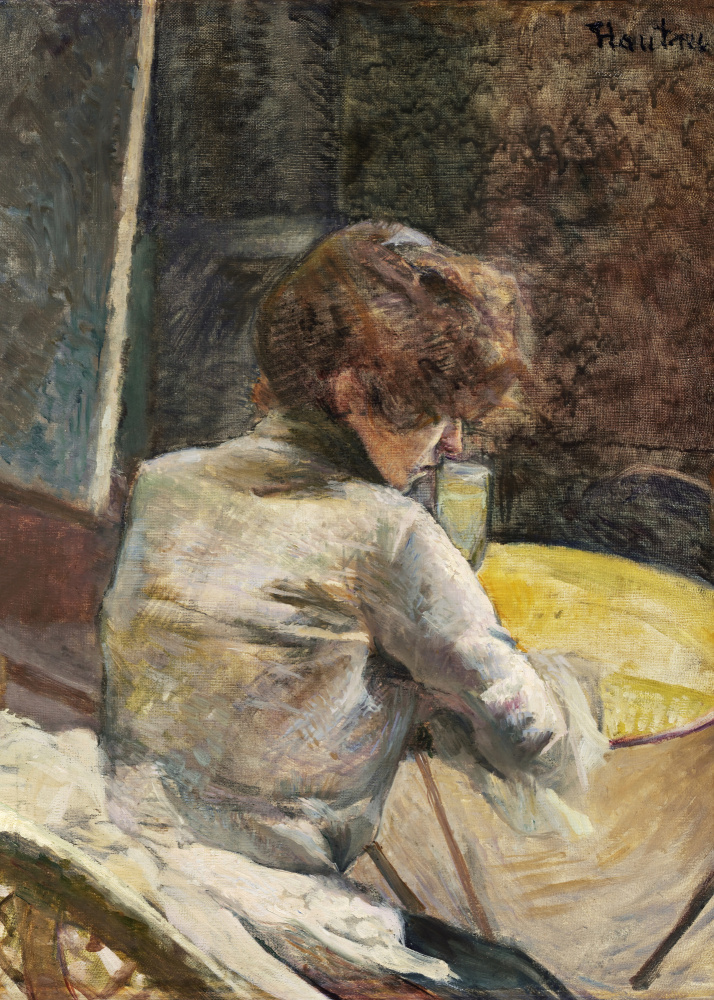 Waiting (ca.1887) from Henri de Toulouse-Lautrec