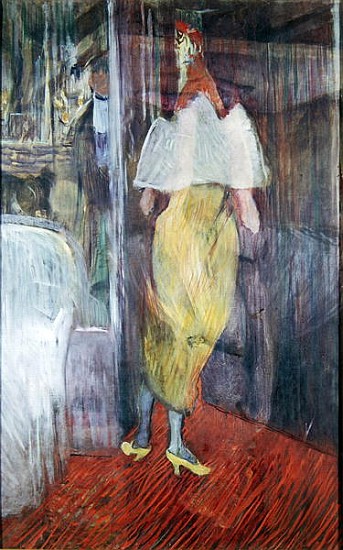 Woman Entering a Box at the Theatre from Henri de Toulouse-Lautrec