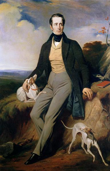 Portrait of Alphonse de Lamartine (1790-1869)