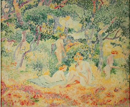 Nudes in a Wood from Henri-Edmond Cross