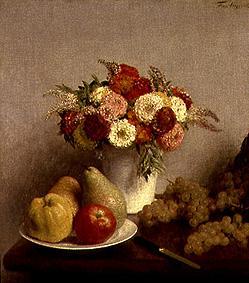 Flowers and fruits from Henri Fantin-Latour