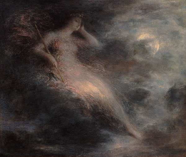 The queen of the night. from Henri Fantin-Latour