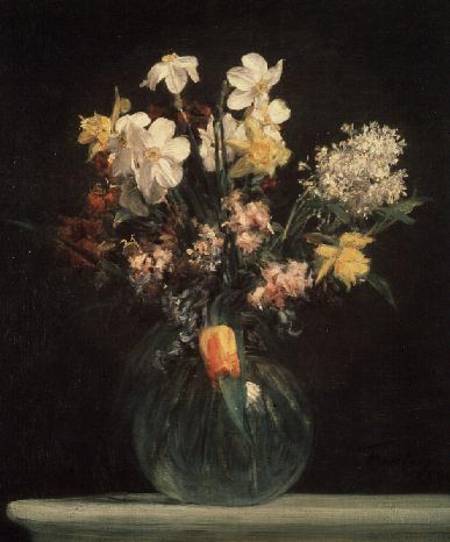 Narcisses Blancs, Jacinthes et Tulipes from Henri Fantin-Latour