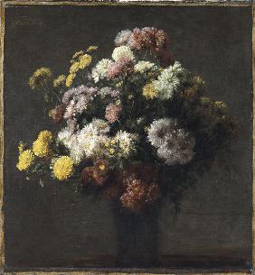 Vase with Chrysanthemums