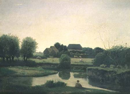 The Pond from Henri Harpignies