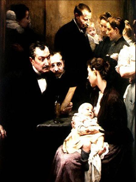 The Drop of Milk in Belleville: Doctor Variot's Surgery, the Consultation from Henri Jules Jean Geoffroy