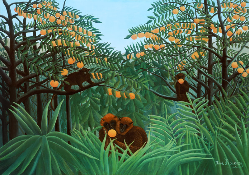 The Tropics - Henri Julien-Félix Rousseau as art print or hand painted oil.