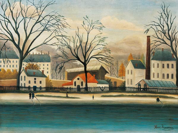 Suburb on the shore of the Marne from Henri Julien-Félix Rousseau