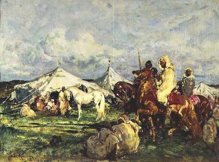 The Horsemen from Henri Julien-Félix Rousseau