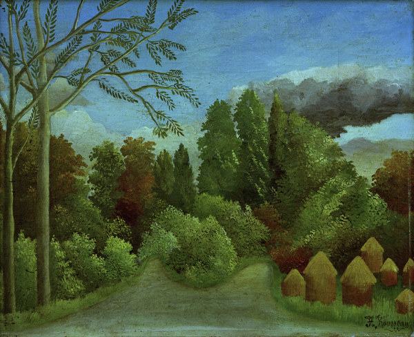 H.Rousseau, Blick auf die Ufer der Oise from Henri Julien-Félix Rousseau