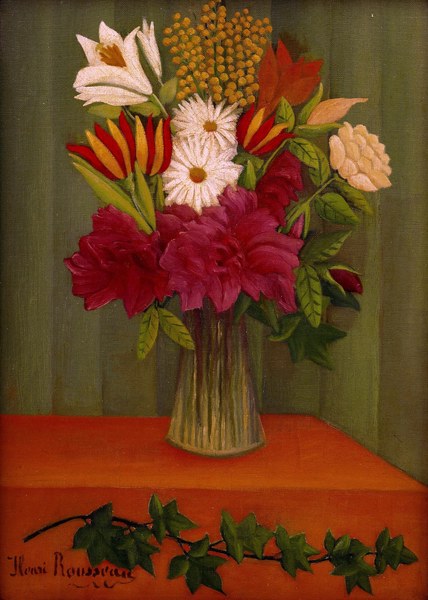 H.Rousseau, Bouquet of Flowers with... from Henri Julien-Félix Rousseau