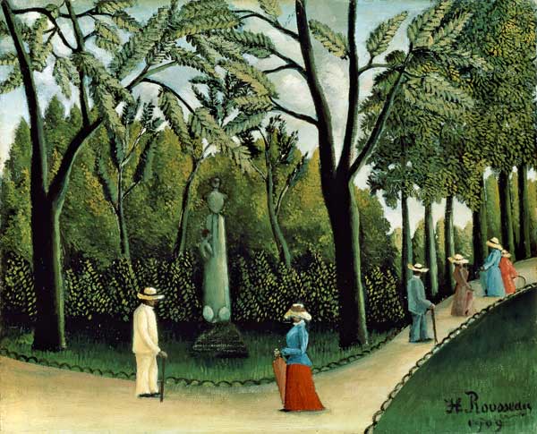 The cascade gardens from Henri Julien-Félix Rousseau