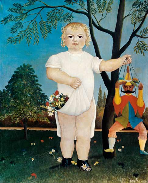 Child with jumping jack from Henri Julien-Félix Rousseau