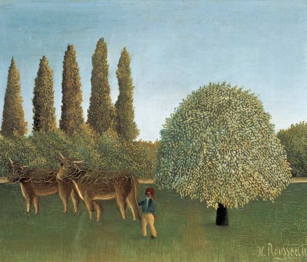 In the Fields from Henri Julien-Félix Rousseau