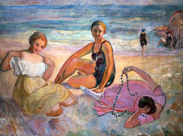 Women on the sea beach. from Henri Lebasque