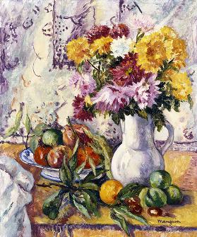 Chrysanthemums and Fruit, 1939