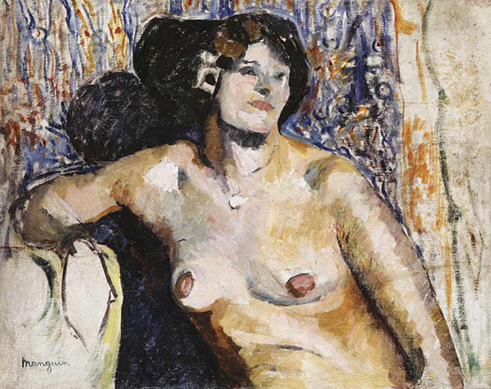 Nude Sitting; Nu Assis, 1901 from Henri Manguin