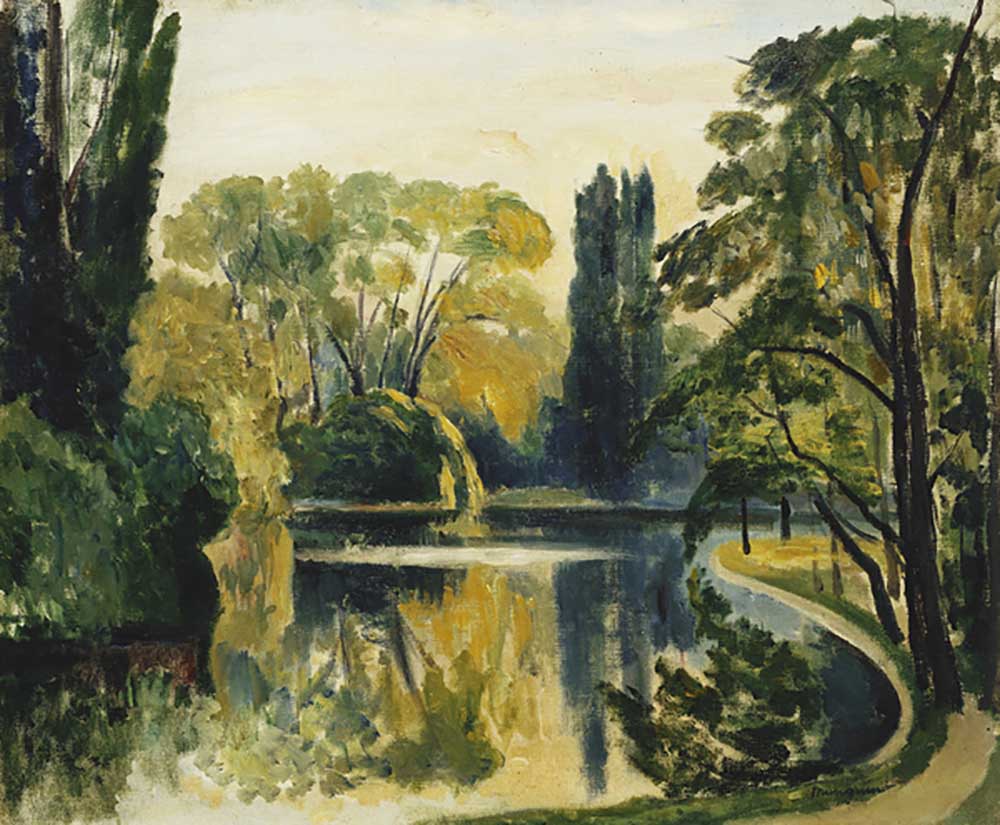 Le Lac Saint-James, Bois de Boulogne, 1909 from Henri Manguin