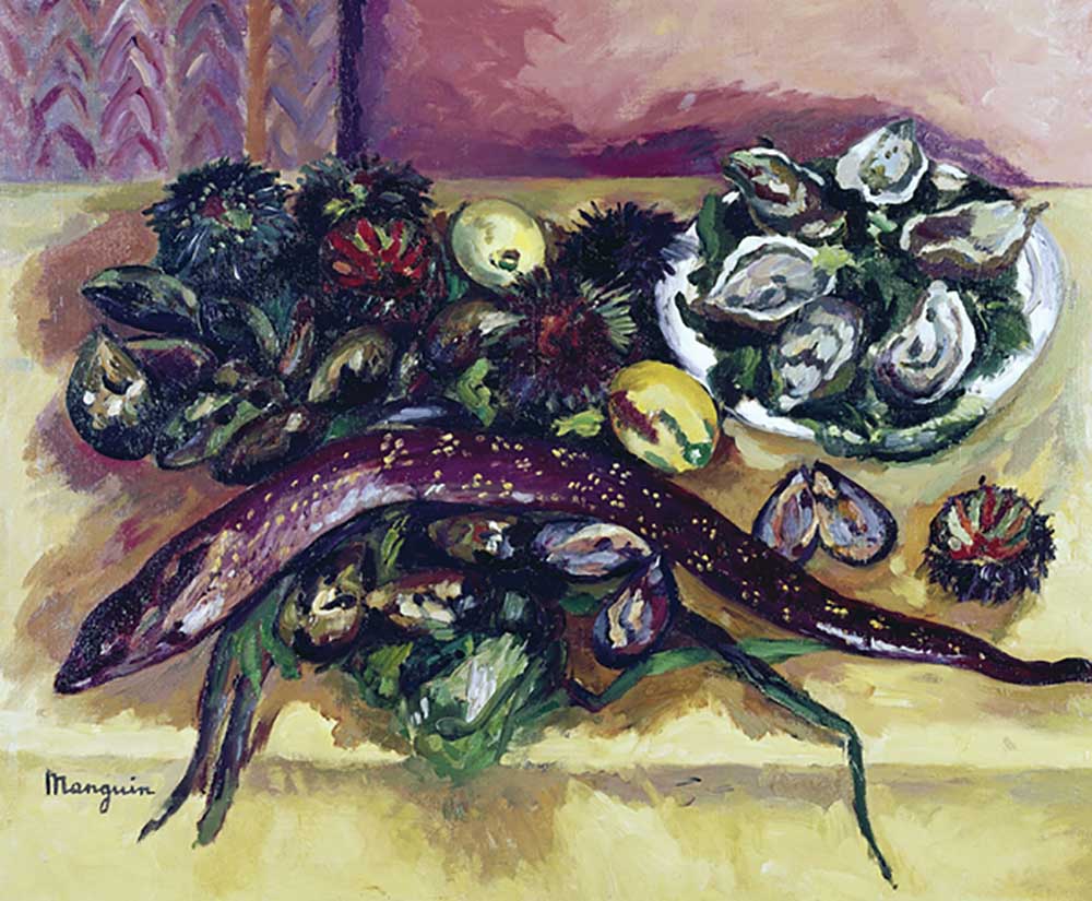 Still Life with Eel, painting by Henri Charles Manguin (1874-1949). France, 20th century. from Henri Manguin