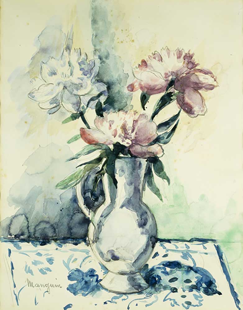 Bouquet of Peonies; Bouquet de Pivoines, 1937 from Henri Manguin