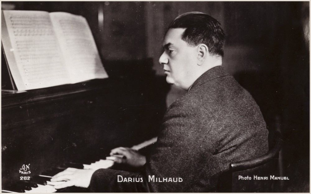 Portrait of Darius Milhaud from Henri Manuel