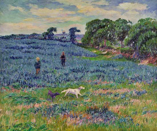 Countryside in Brittany from Henri Moret