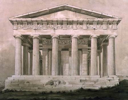 Temple of Hephaestus, Athens from Henry Bailey