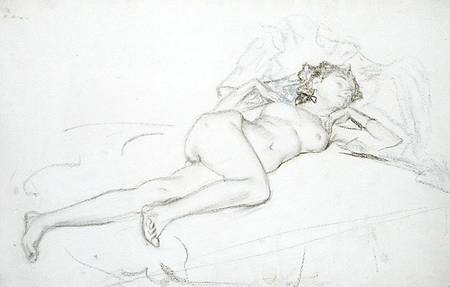 A Sleeping Nude from Henry Bryson Burroughs
