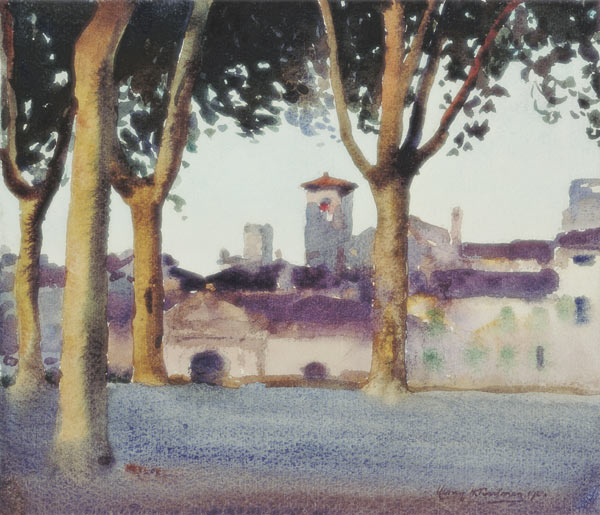 On the Walls, Lucca from Henry Herbert Bulman
