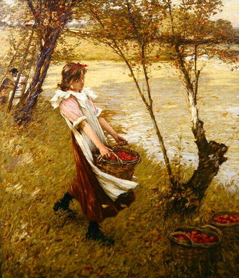 In the Orchard, Haylands, Graffham (oil on canvas) from Henry Herbert La Thangue