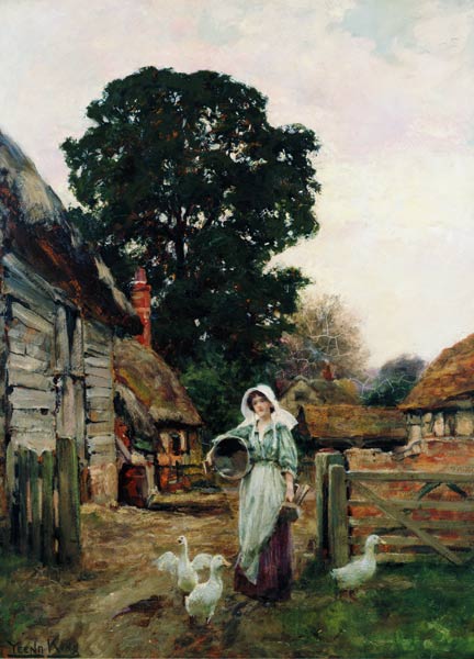 The Dairy Maid (board) from Henry John Yeend King
