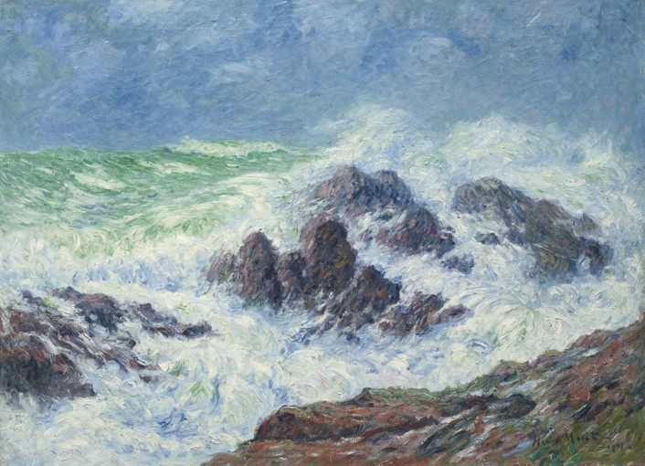 Heavy Weather at Saint Grenoble, Pointe de Penmarch from Henry Moret
